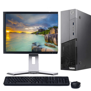 Lenovo ThinkCentre M83 SFF i5, 8GB, 250GB SSD + 22" LCD + myš + klávesnica (Bez DVD mechaniky)