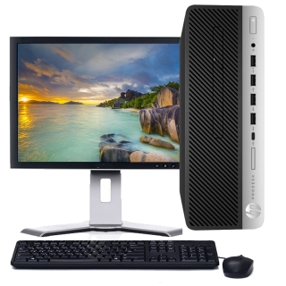 HP ProDesk 600 G3 SFF Intel i5, 8GB RAM, 240GB SSD + LCD 24" + myš + klávesnica